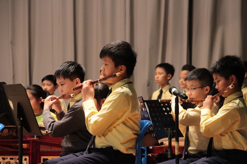 中樂團參與校內表演