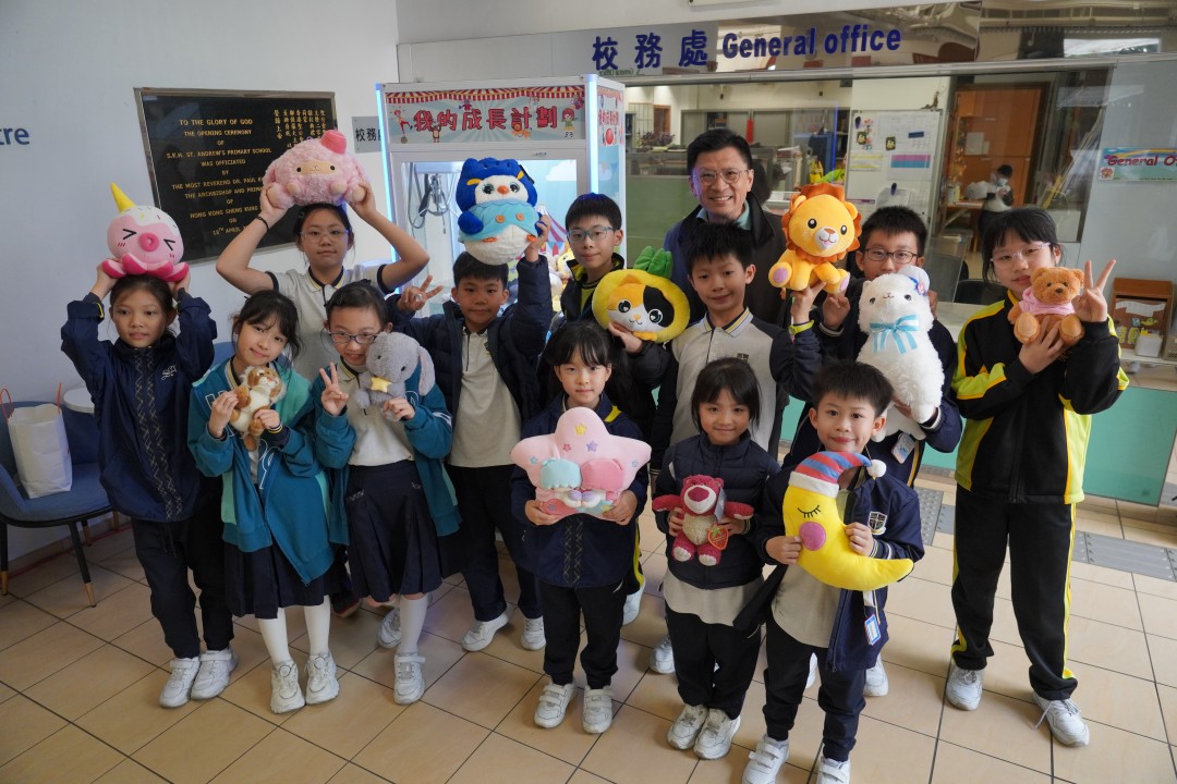 高低年級的學生都積極參與