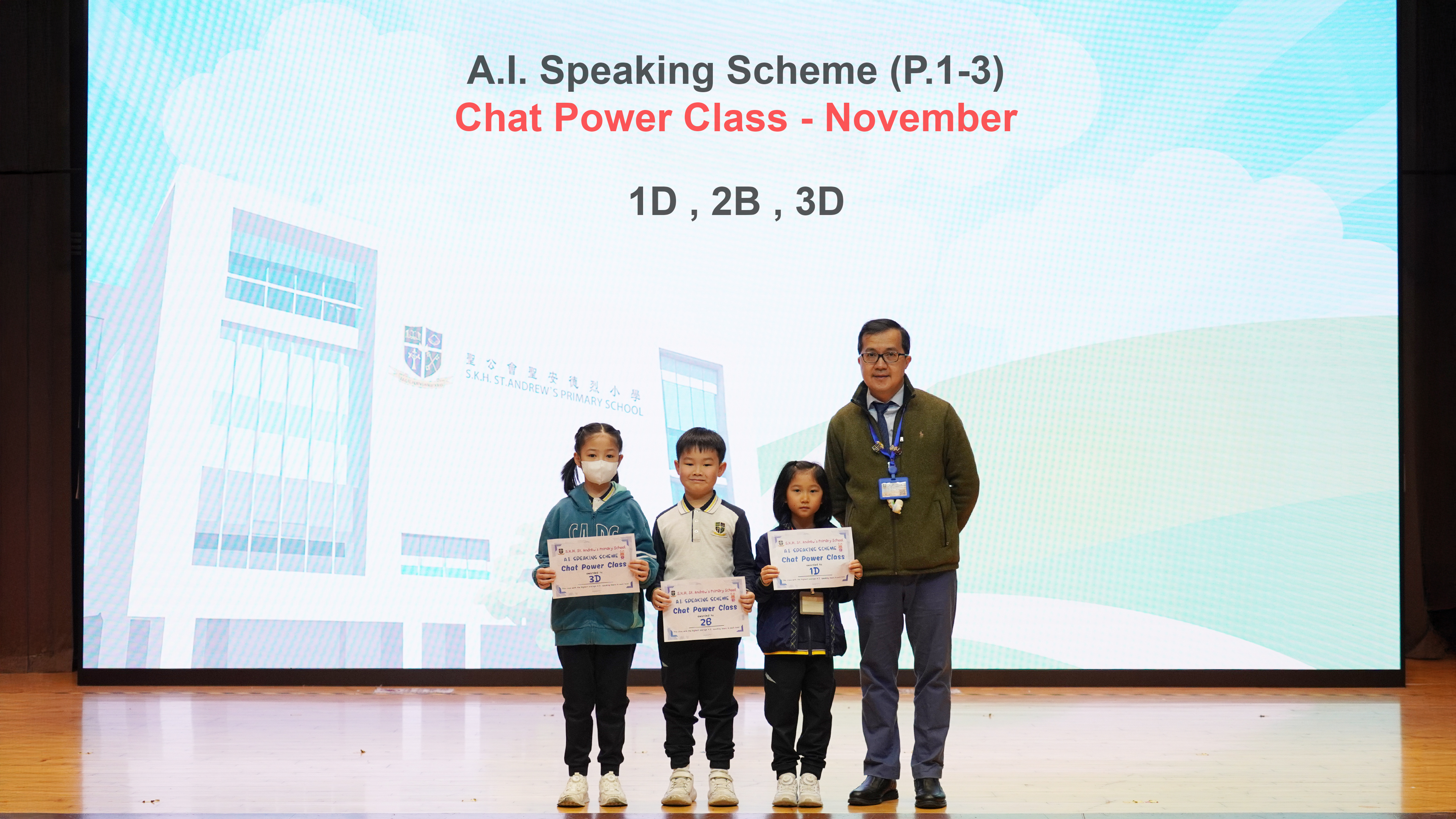 A.I. Speaking Scheme (P.1-3) November