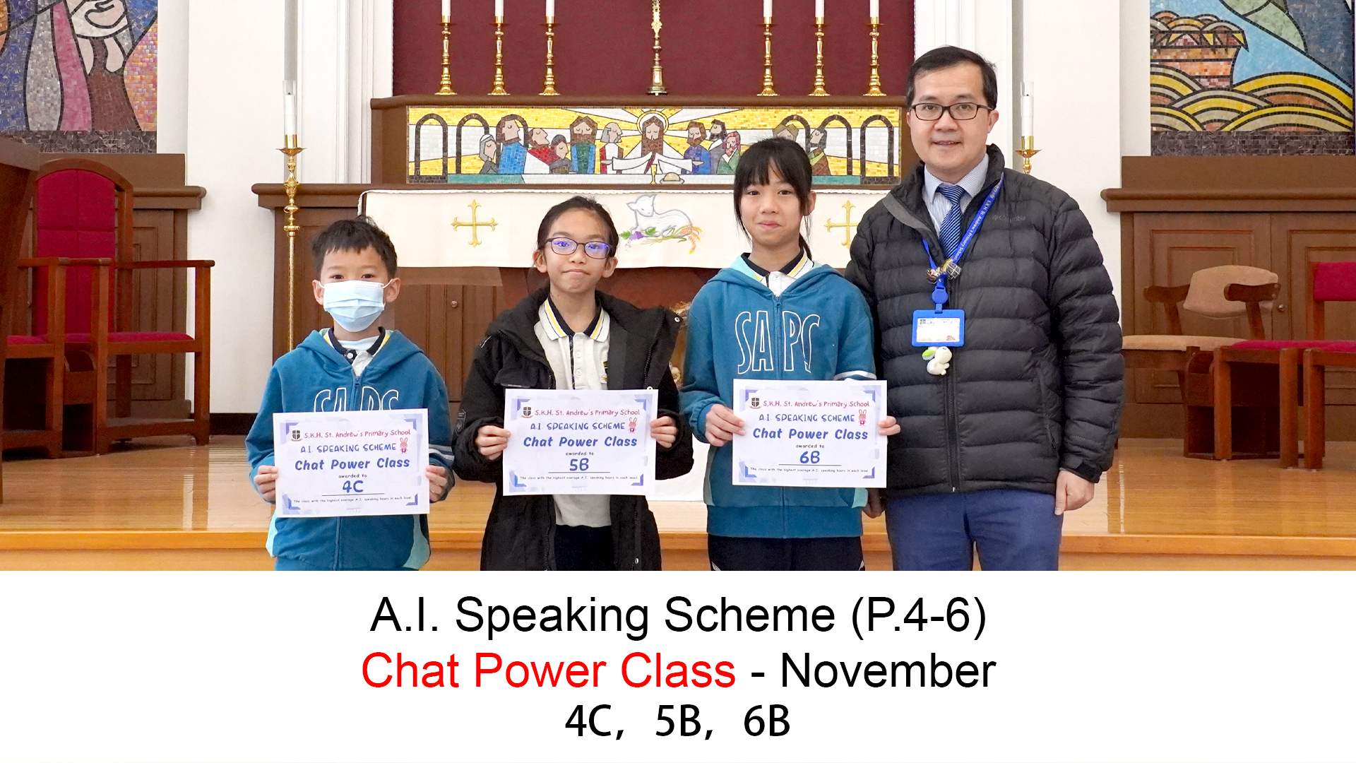 A.I. Speaking Scheme (P.4-6)Chat Power Class - November