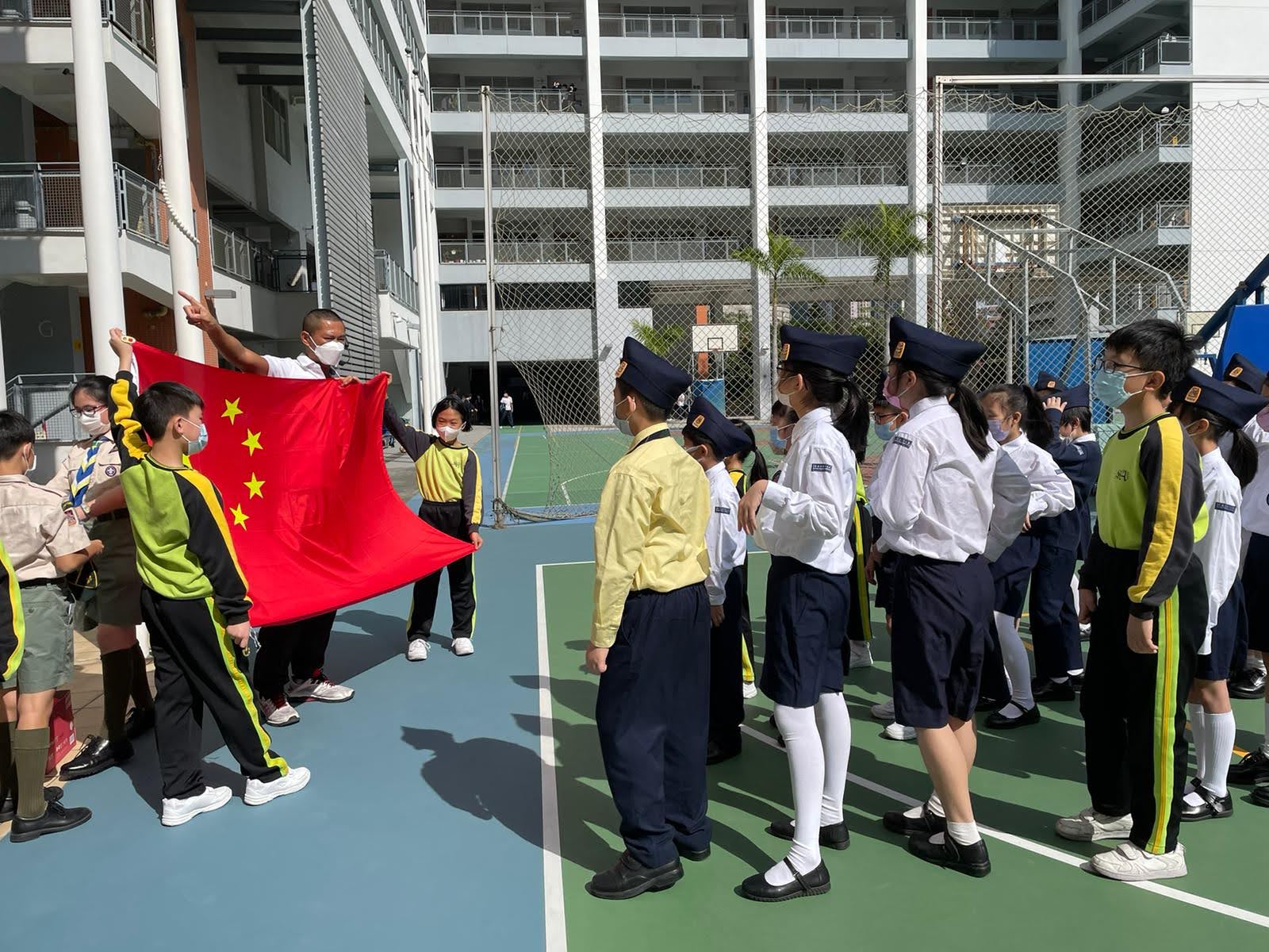 制服團隊升旗訓練班